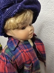 Artist doll porcelain doll doll 40 cm collector Vintage