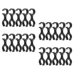 20 Pcs Hiking Accessories Climbing Stick Carrying Hooks Pole Clips