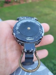 Vintage Working LENSATIC Engineer COMPASS – 2″ Made in Japan – Glow In The Dark