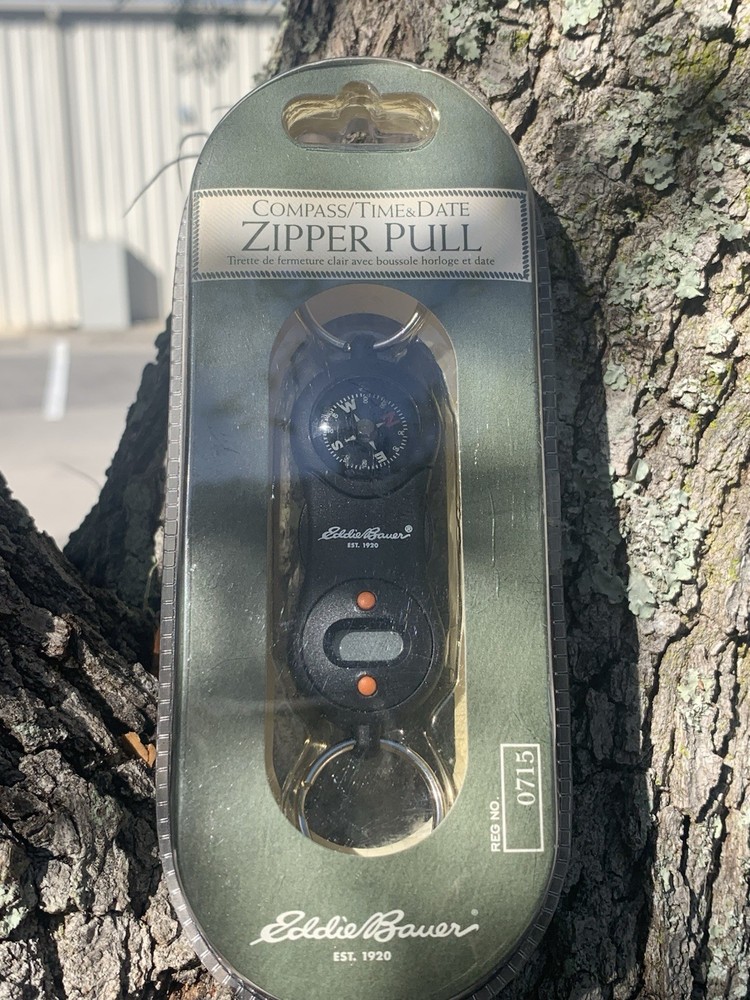 Eddie Bauer Zipper Pull Compass 🧭