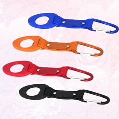 4Pcs Portable Water Bottle Buckle Clip Assorted Colors for Backpack and Bike