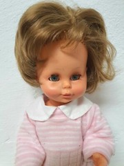 Play doll vinyl doll doll M Zapf 36 cm sleep eyes collector rarity Vintage