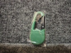Green COMPASS / BACKPACK CLIP / KEYCHAIN 3″