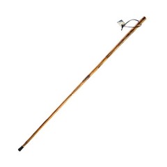 SE Survivor Series Wooden Walking/Hiking Stick with Hand-Carved 55″, Brown