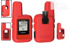 Eco-Friendly Red Silicone Case for Garmin inReach Mini – Shock Absorbent Design