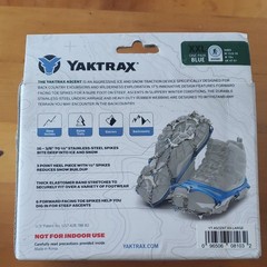 Yaktrax Ascent Ice & Snow Footwear Traction Device XXL Blue One Pair