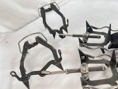 Vintage GAB Crampons Ice Climbing Mountaineering Adjustable Made West Germany
