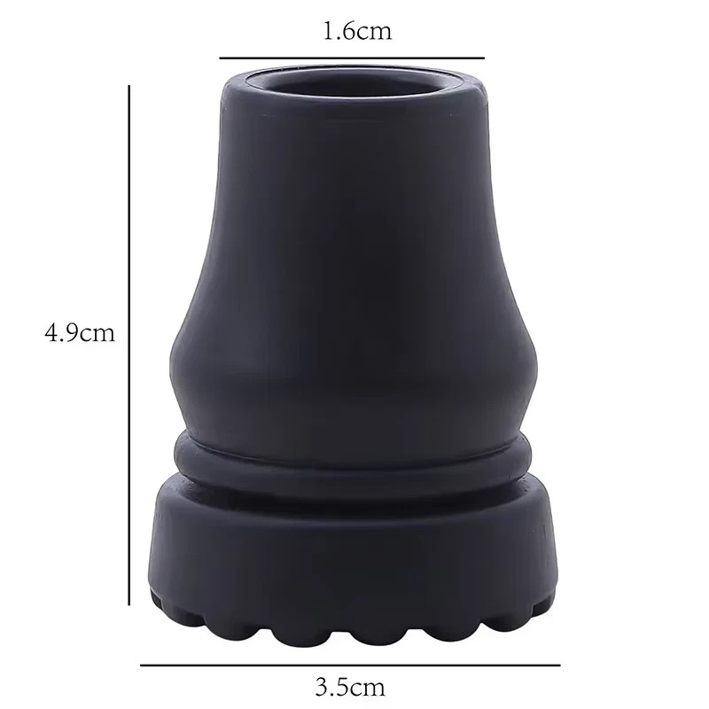 Anti-Slip Walking Stick Crutch Cane Rubber Tip Pad Cover 16-22mm Hiking US*