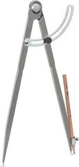 Portable 24-Inch Metal Compass for Professional Woodworking and Geometry Tasks