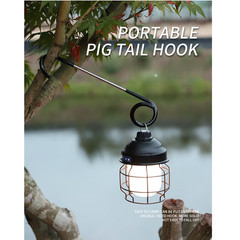Outdoor Portable S Hook Non-Slip Hanging Hook for Camping Gear 27×4.2×5.5cm