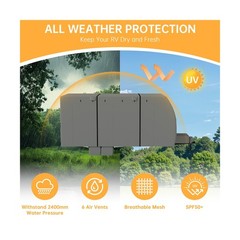 RV Covers for Travel Trailers, 22-24ft Heavy Duty Camper Cover, 7 Layers Extr…