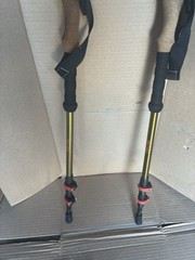 2 Ozark collapsible Hiking, walking retractable adjustable & wrist attachment