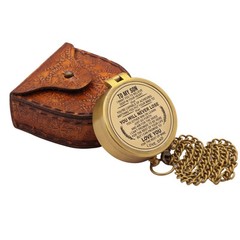 RII Pocket Brass Compass, Nautical Navy Compass for Camping, Travelling, Hiki…