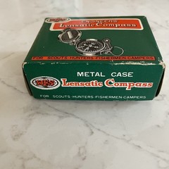 WFS Engineers’ Lensatic Compass No. 111 With Original Instructions and Box