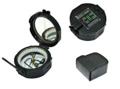 Pocket Transit Compass With Leather Case 100% Working Brass Brunton
