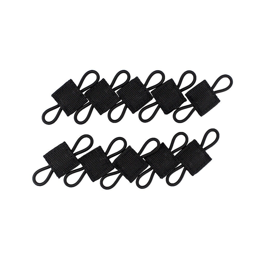 10pcs Tactical Molle System Backpack Parts Attachment PTT Antenna Binding Buckle