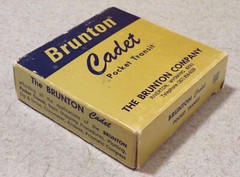 Vintage Brunton Cadet Pocket Transit with Instructions and Box