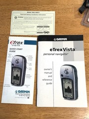 Garmin Etrex Vista Handheld GPS Satellite Compass Waterproof Unit Tested