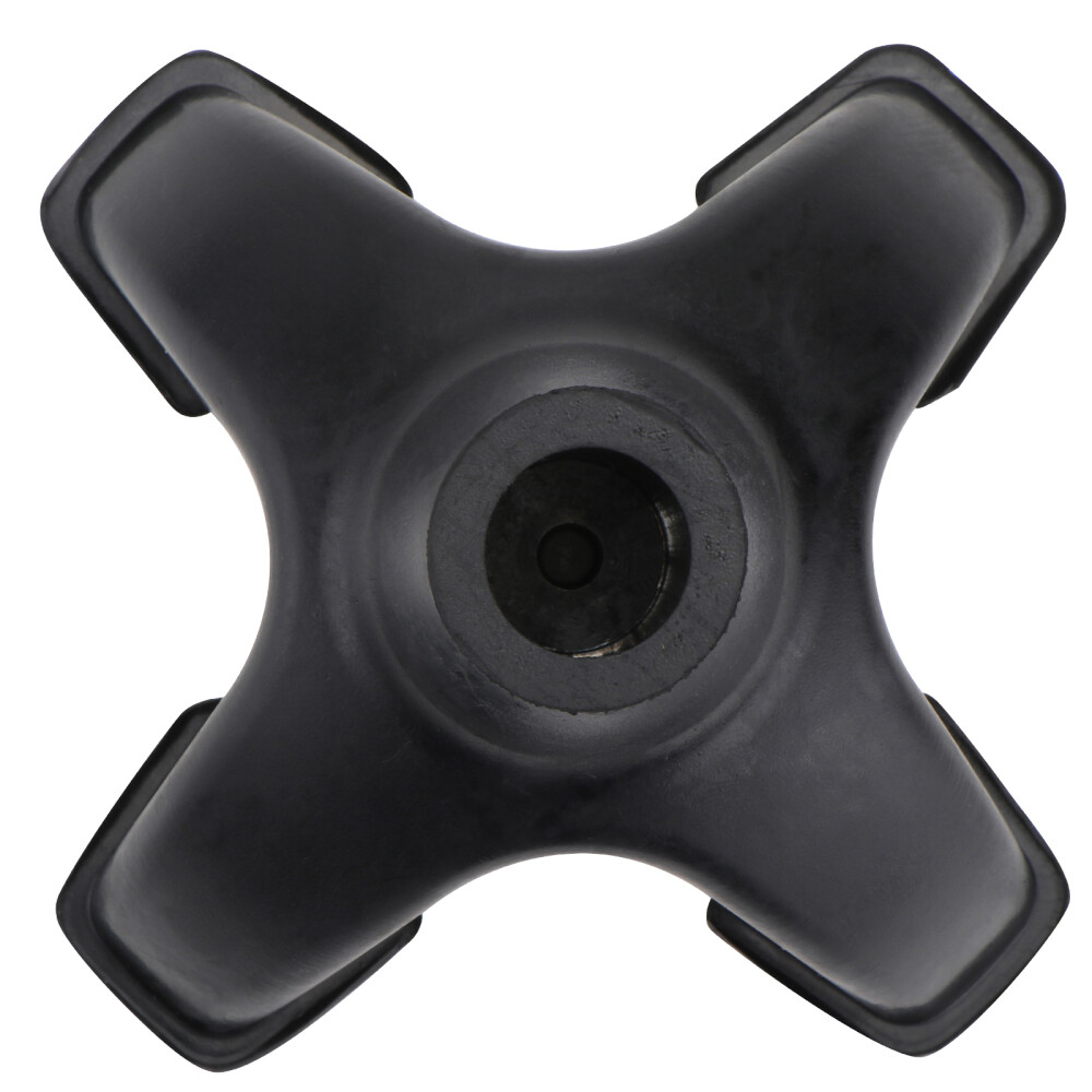 cane rubber stoppers Black Four-legged Walking Stick Rubber Tips Foot Pad for