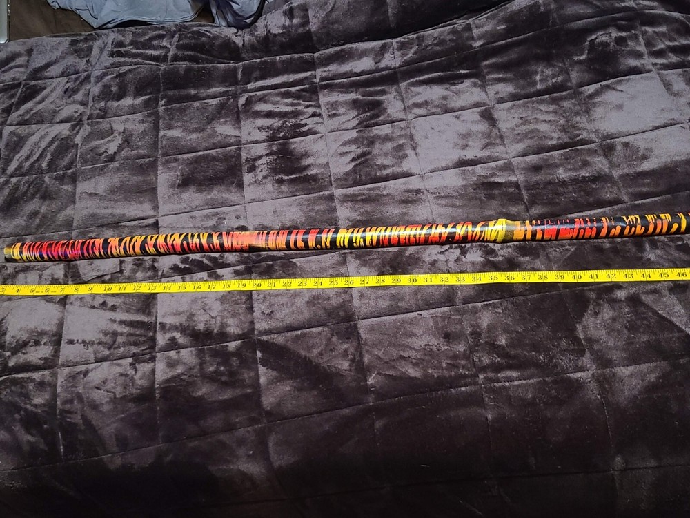 Hand Crafted Wooden Walking Stick/Staff-(INFERNO DESIGN-47″
