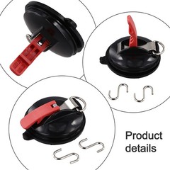Easy to Use Suction Cup Hooks with High Load Capacity Great for Home Use