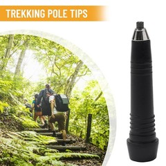 Trekking Pole Tips Part Weight 2pcs Carbide Compact Hard Plastic Pole Tips