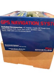 NIB Whistler GPS Navigation System WGPX-635 with All Extras Never Used Vintage