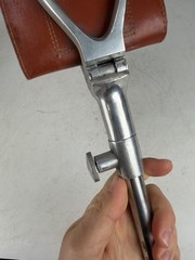 Pakistan Made Aluminum And Faux Leather Shooting Stick Walking Stick Chair