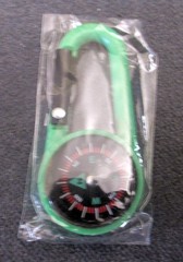 Carabiner Compass & Keychain – Green – NEW in Package