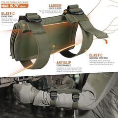 Map Case Tactical Arm Sleeve QB Wristband Map Pouch Tactical Ranger Green