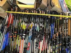 Outdoor Products foldable Trekking Walking Hiking Poles Sticks. Pairs only.