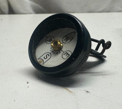 Vintage Dinsmore Instrument Co Safety Pin Compass Pocket Watch Style Japan