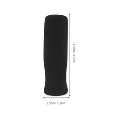 2Pcs Cane Handle Grip Replacement Black Nonslip Soft Cushion Covers for Comfort
