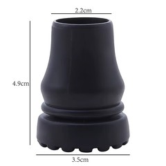 16–22mm Anti-Skid Walking Stick / Cane / Trekking Pole Rubber Tip Protector