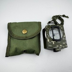 SE Military Lensatic And Prismatic Sighting Survival Emergency Compass And Pouch