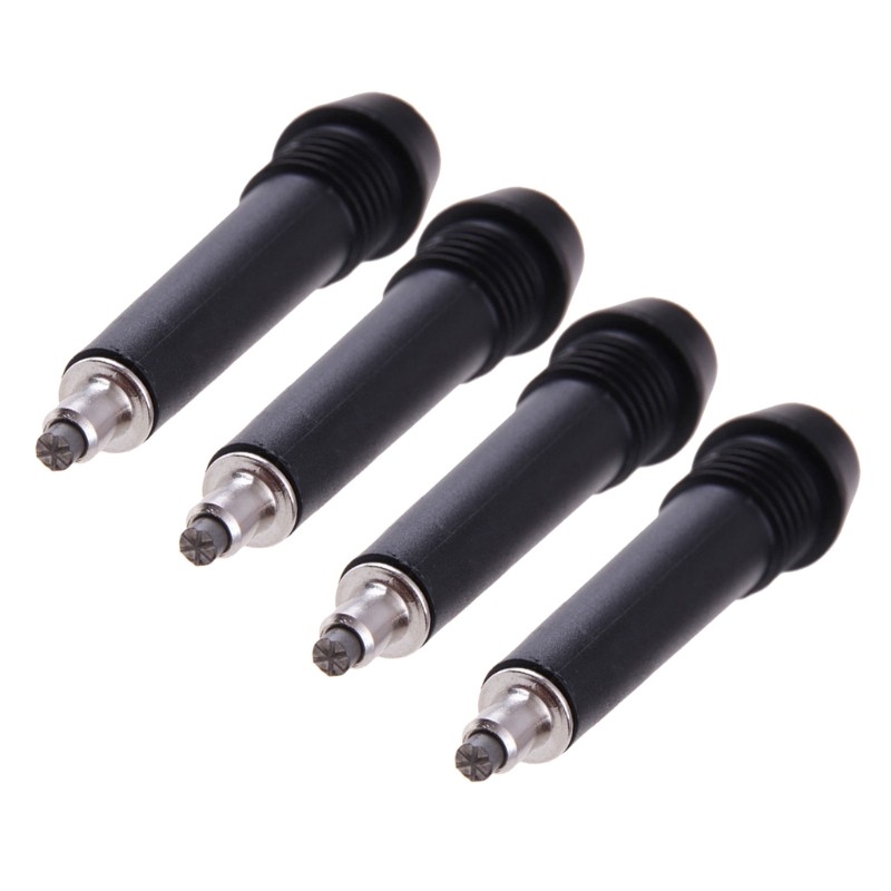 4Pcs Carbide Walking Tip Trekking Cane Rod Alpenstock Replacement