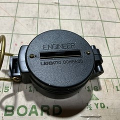 Lensatic Compass 14-829 Liquid Filled Compass. Original Box