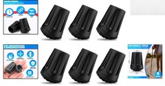 Lightweight Replacement Tips for Hiking Poles – 6 Pack, Great Traction