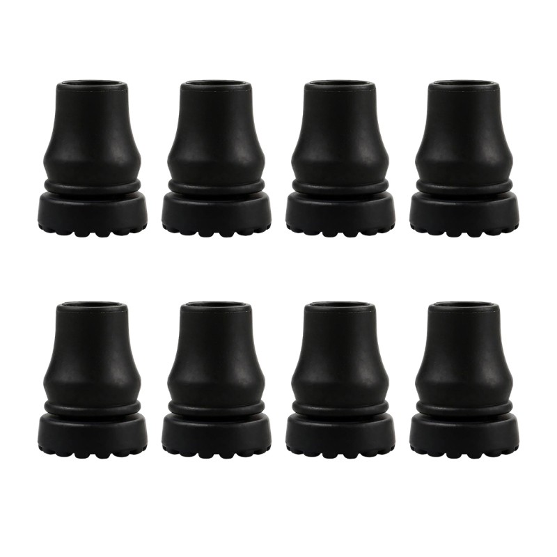 8Pcs Trekking Poles Cane Tip Protector Walking Pad Nonslip Foot Cover