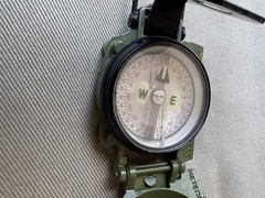 Cammenga Official US Military Tritium Lensatic Compass and Drab Green Case