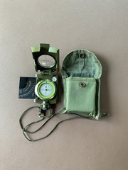 High Accuracy Waterproof Military Compass with Carrying Bag.
