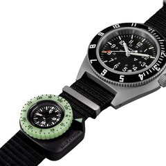 Military Grade Clip-On Wrist Compass | Glow in Dark Bezel | Survival Evasion Too