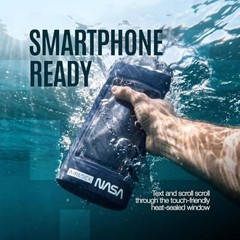 NASA Waterproof Dry Bag – AirLock Seal, IP68 Certified, with Integrated 2L Blue