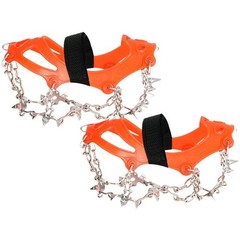 For Outdoor 18 Tooth Stainless Steel Crampons for Snow Hiking and Ice Climbing