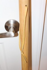 Custom Made Pecan Wood Walking Hiking Stick with Carved Antler Morel Topper