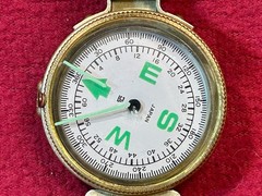 Lensatic Engineer Metal Flip Liquid Compass Japan