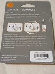 UST Ultimate Survival Technologies Waypoint Compact Compass 3”x2.3 D26