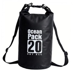 Floating Waterproof Dry Bag 5L/10L/15L/for women-Lightweight&Durable 20L BLACK