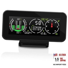 Car Inclinometer for Off-Road Driving, GPS Speedometer MPH KMH with AM50-B