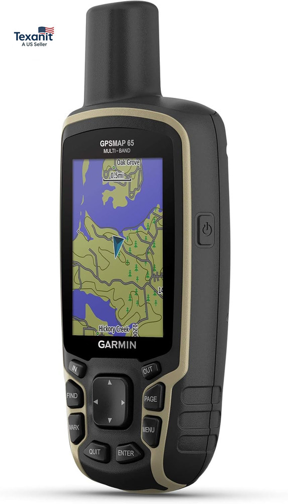 GPSMAP 65, Button-Operated Handheld with Expanded Satellite Support and Multi-Ba
